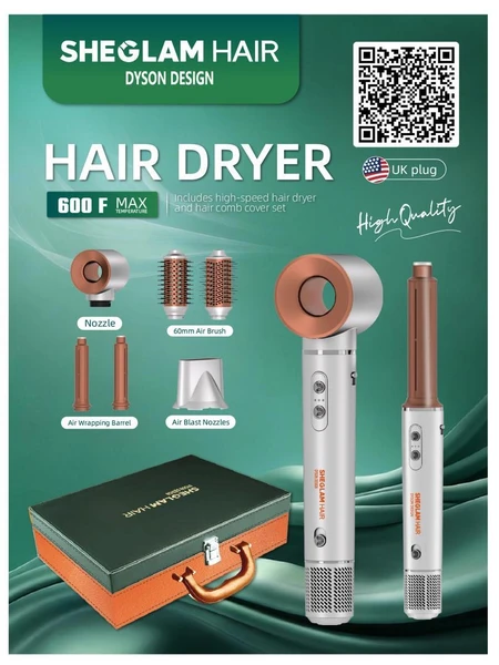 پک سشوار چندکاره شیگلم مدل Dyson Design 
