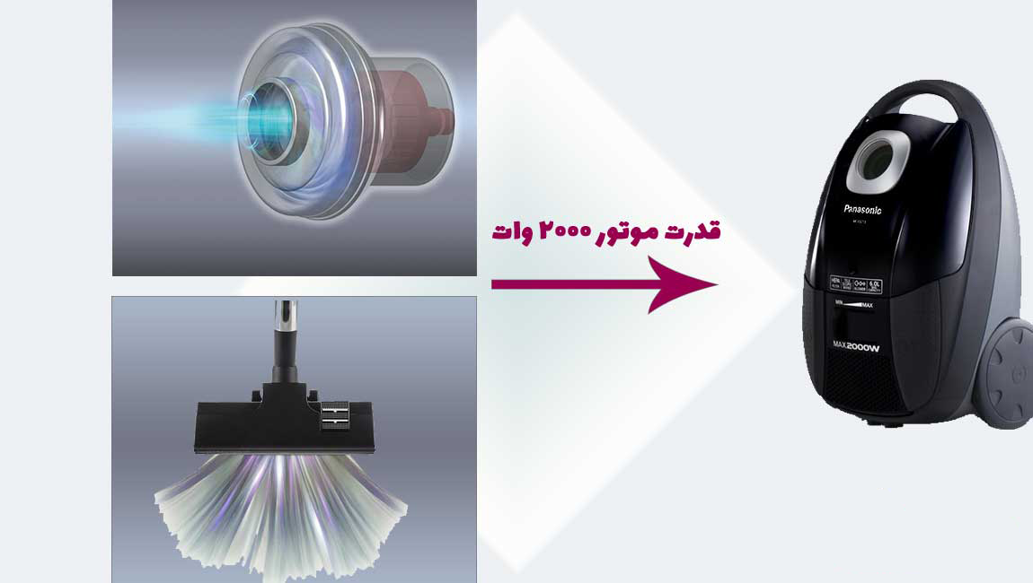 جاروبرقی کیسه ایی پاناسونیک 713